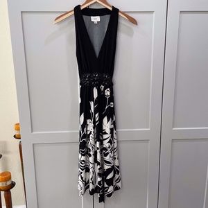 Eci Black & White Dress 12